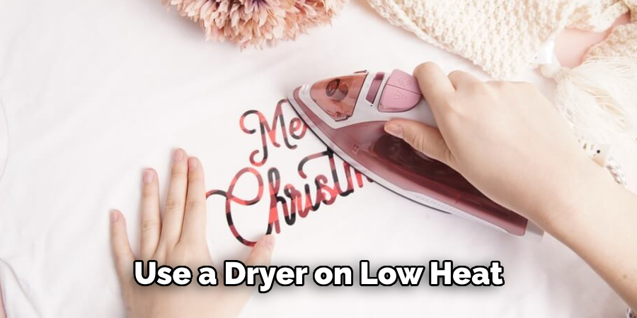 Use a Dryer on Low Heat