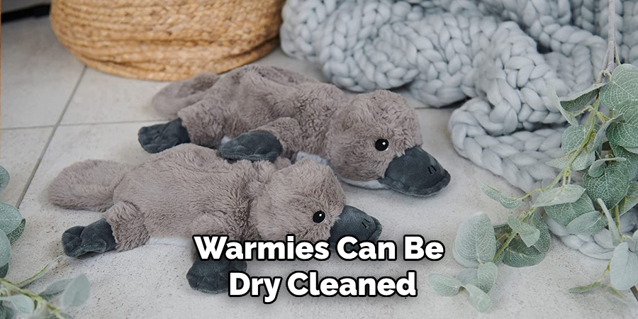 Warmies Can Be Dry Cleaned
