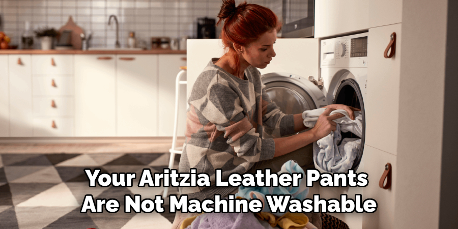 Your Aritzia Leather Pants Are Not Machine Washable