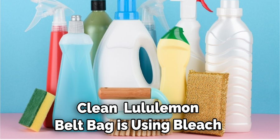 Clean a Lululemon Belt Bag is Using Bleach 