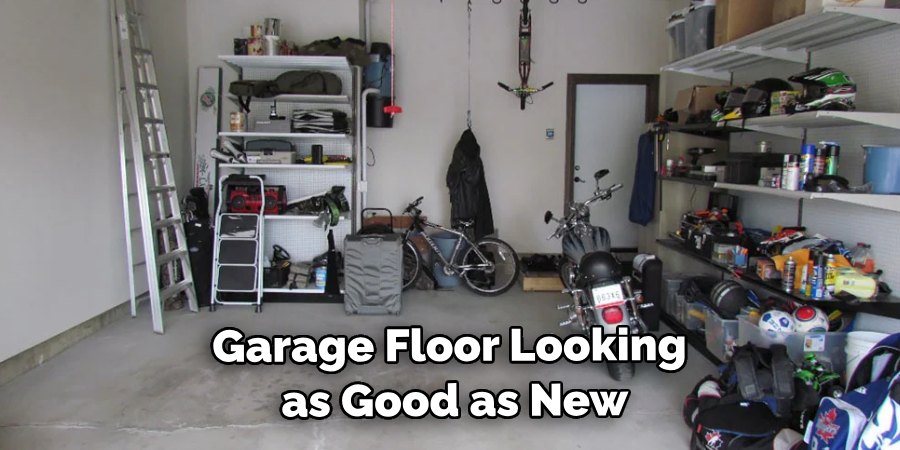 Garage Floor Looking as Good as New