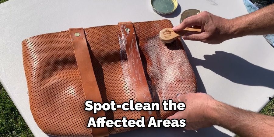 Spot-clean the Affected Areas