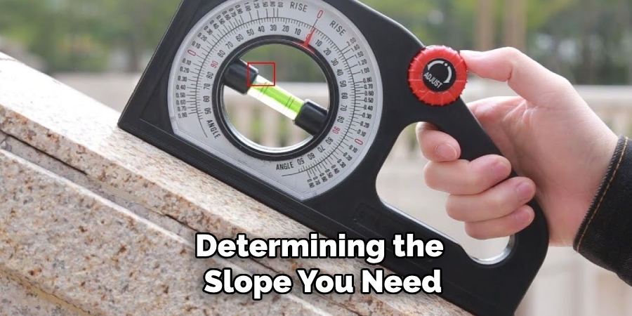 Determining the Slope You Need