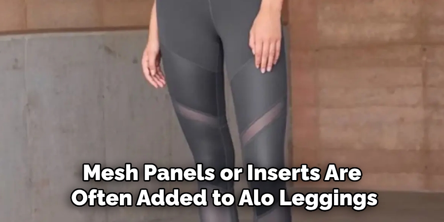 Mesh Panels or Inserts Are Often Added to Alo Leggings