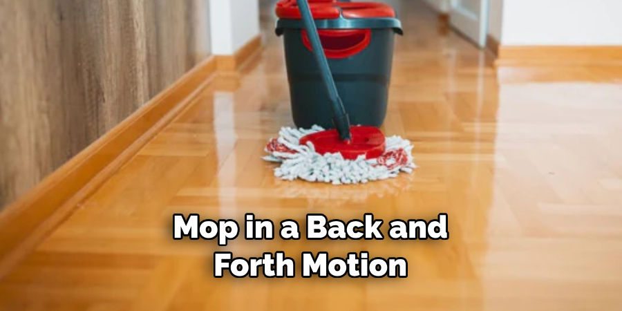 Mop in a Back and Forth Motion