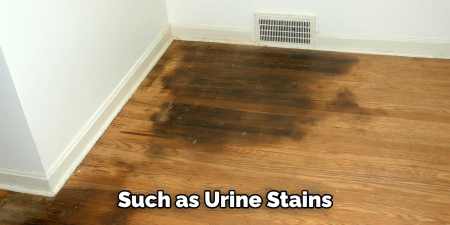 Such as Urine Stains