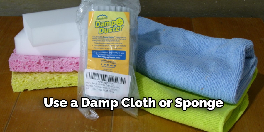 Use a Damp Cloth or Sponge