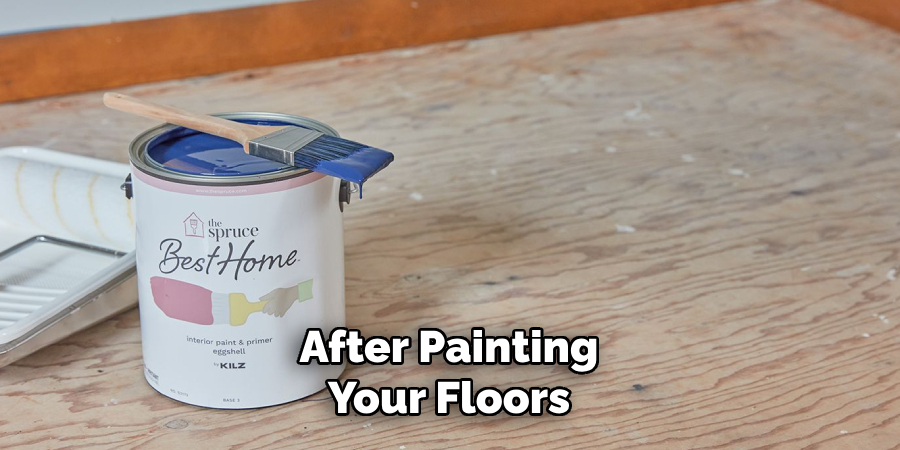 After Painting Your Floors
