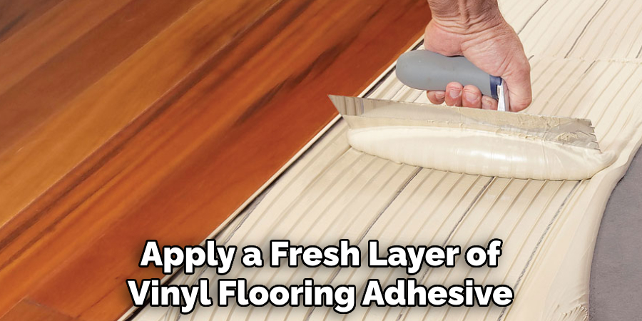 Apply a Fresh Layer of Vinyl Flooring Adhesive