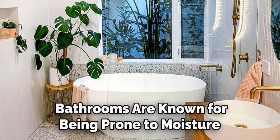 Bathrooms Are Known for Being Prone to Moisture