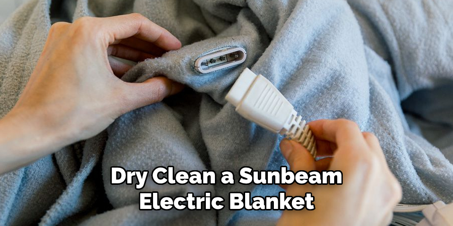 Dry Clean a Sunbeam Electric Blanket