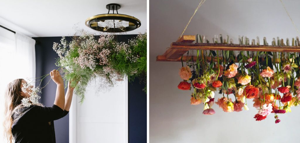 How to Make a Ceiling Flower Arrangement
