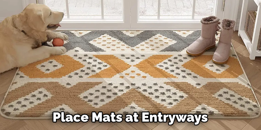 Place Mats at Entryways