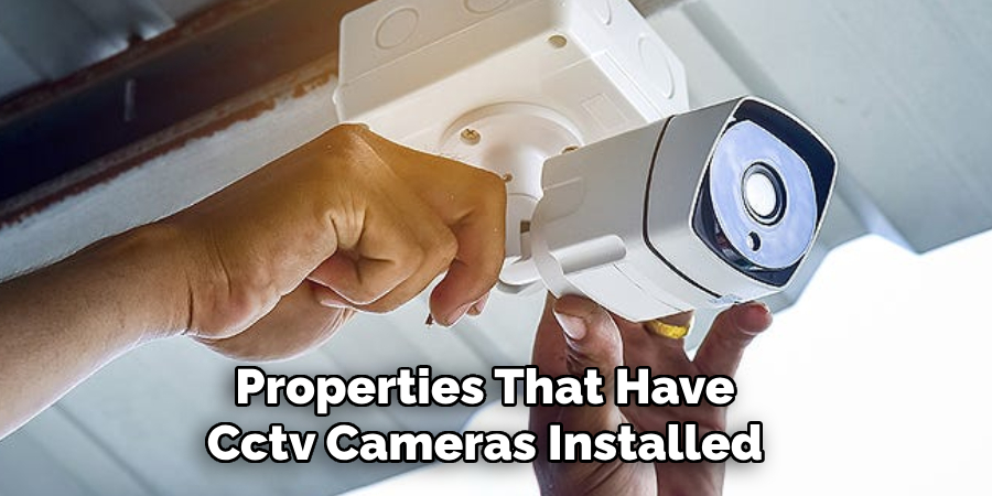 Properties That Have Cctv Cameras Installed