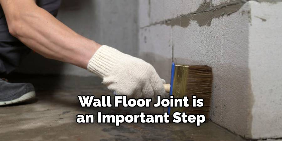 Wall Floor Joint is an Important Step