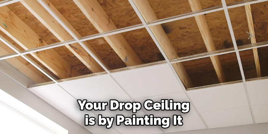 Your Drop Ceiling is by Painting It