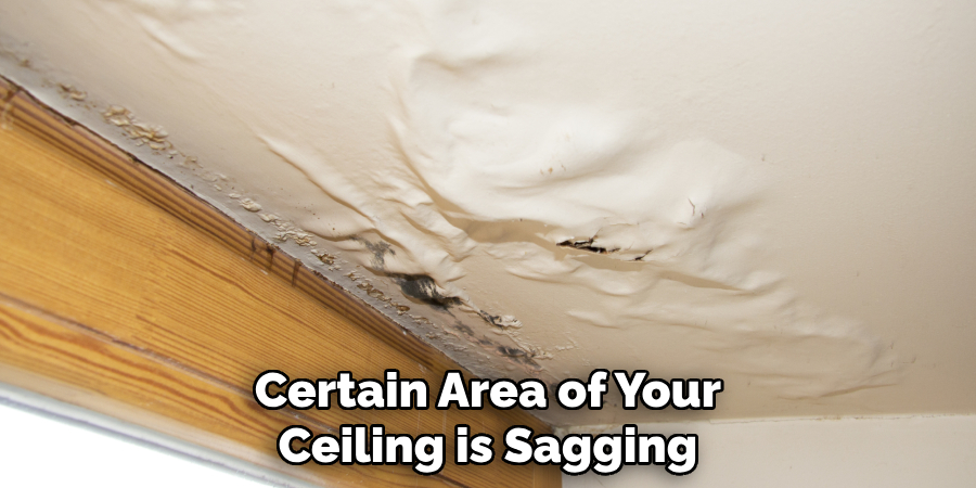 Certain Area of Your Ceiling is Sagging