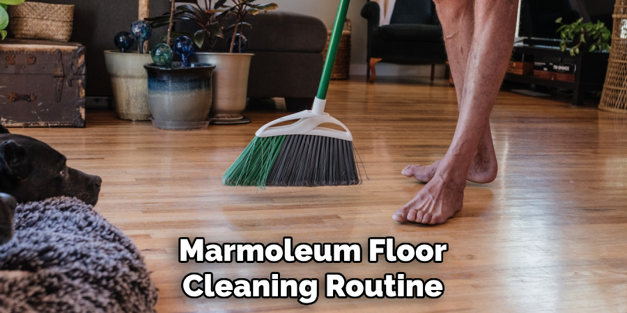 Marmoleum Floor Cleaning Routine