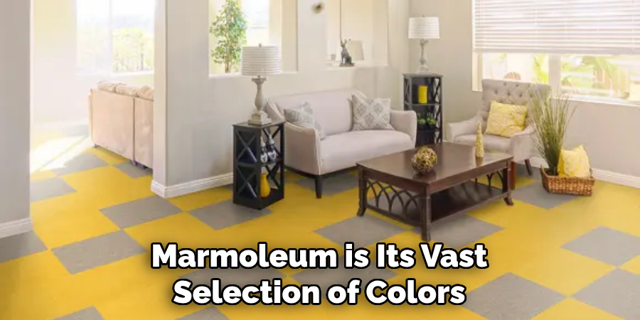 Marmoleum is Its Vast Selection of Colors