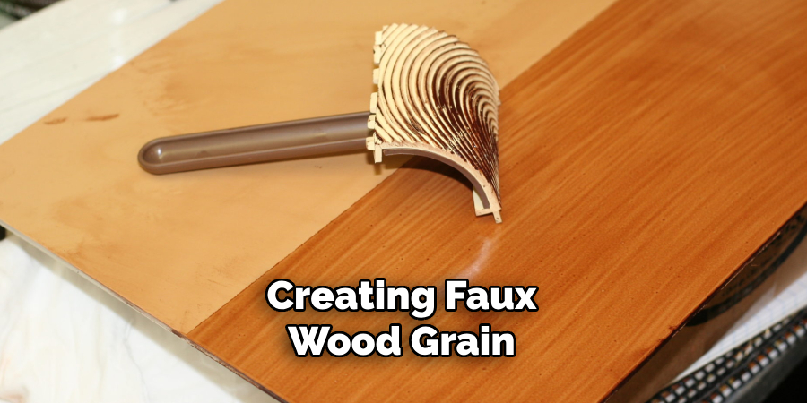 Creating Faux Wood Grain 