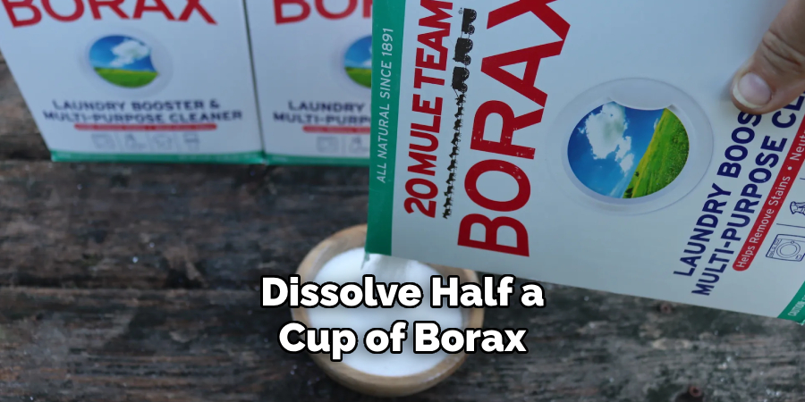 Dissolve Half a Cup of Borax