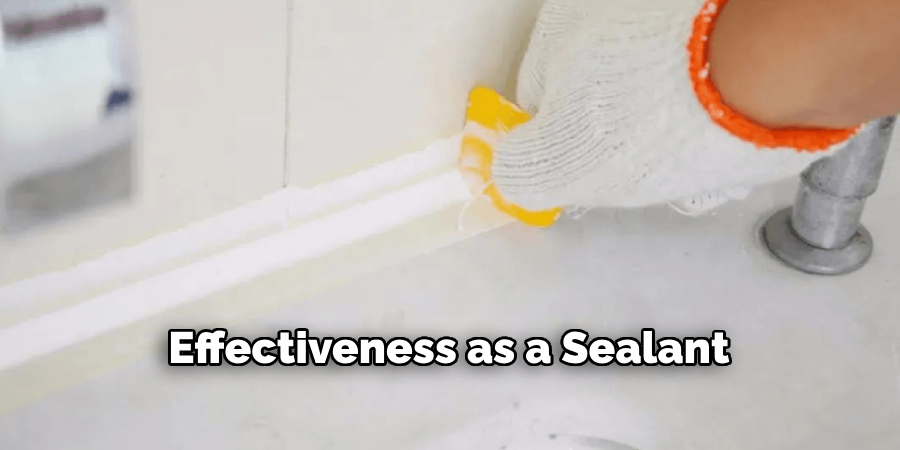 Effectiveness as a Sealant
