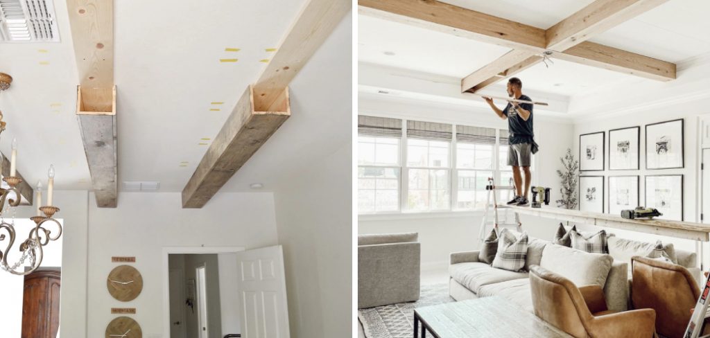 How to Make Fake Beams for Ceiling