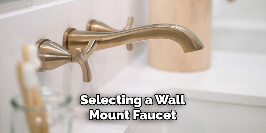Selecting a Wall-mount Faucet