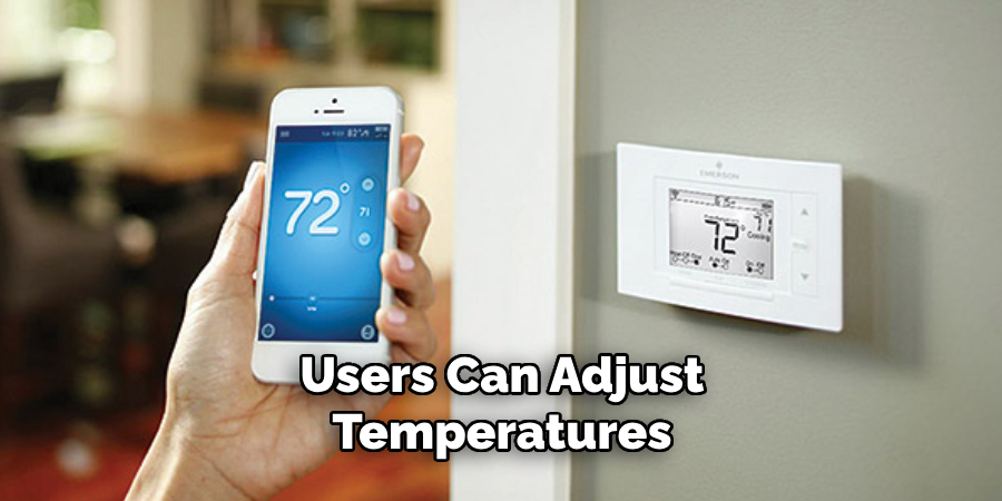 Users Can Adjust Temperatures