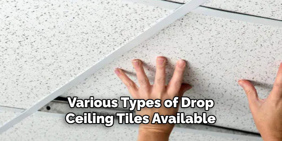 Various Types of Drop Ceiling Tiles Available