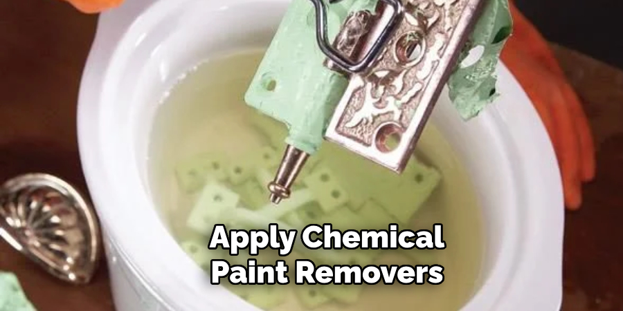 Applying Chemical Paint Removers