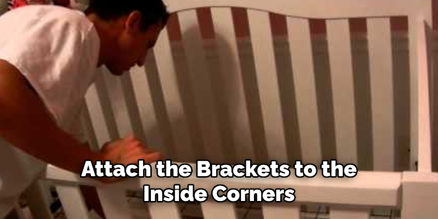 Attach the Brackets to the Inside Corners