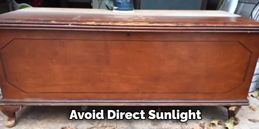 Avoid Direct Sunlight