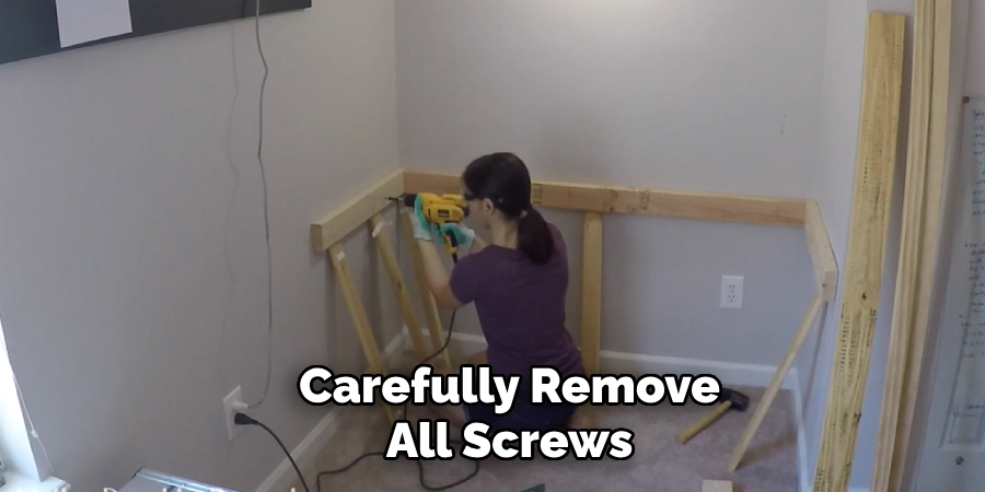 Carefully Remove All Screws