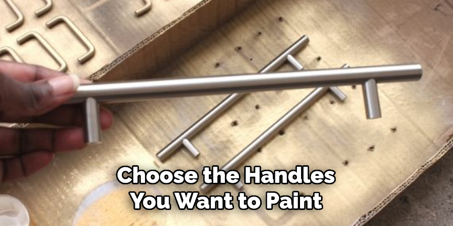 Choose the Handles You Want to Paint