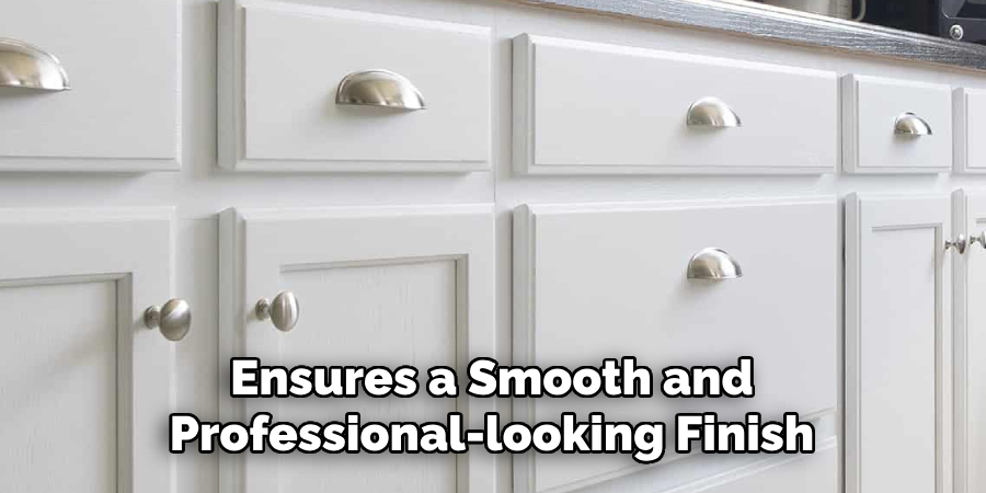 Ensures a Smooth and Professional-looking Finish