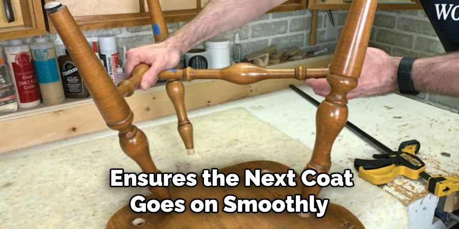 Ensures the Next Coat Goes on Smoothly 