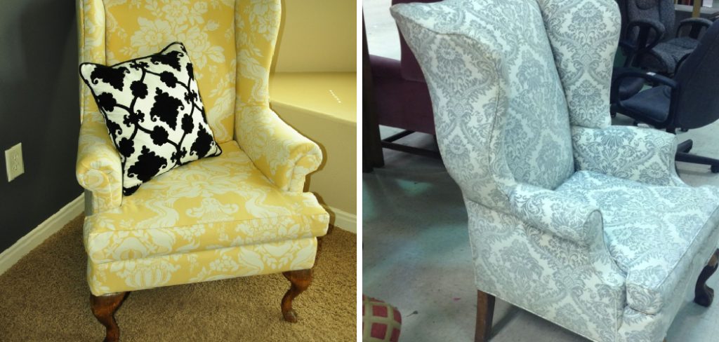 How to Recover a Wing Back Chair