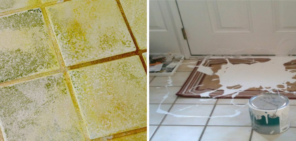 How to Remove Tile Paint From Bathroom Tiles