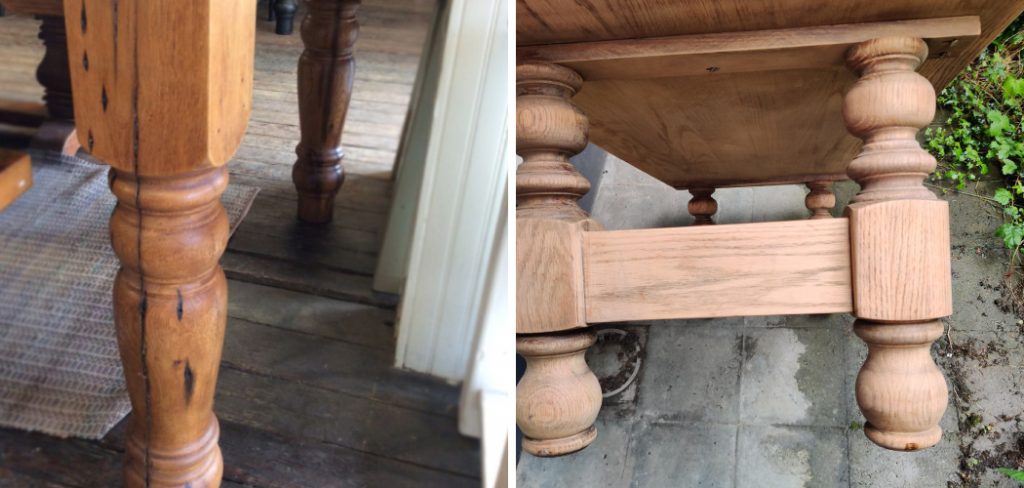 How to Sand Round Table Legs