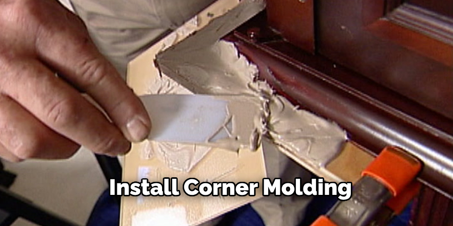 Install Corner Molding