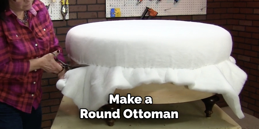 Make a Round Ottoman