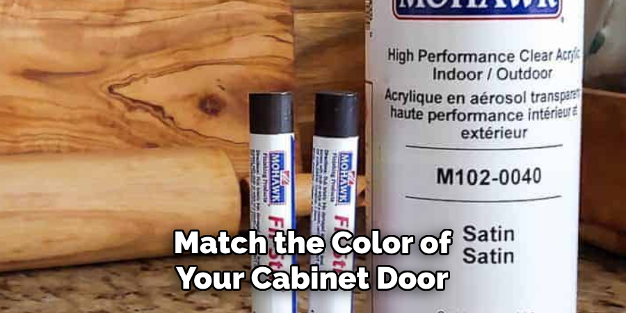 Match the Color of Your Cabinet Door