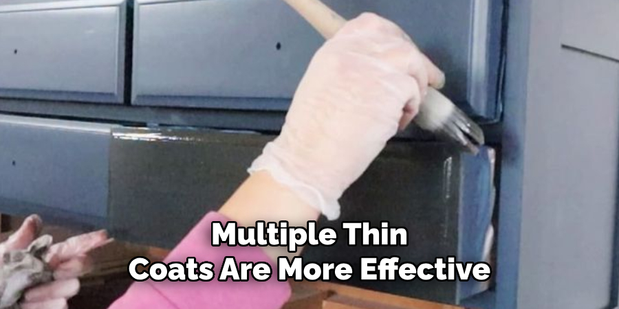 Multiple Thin Coats Are More Effective