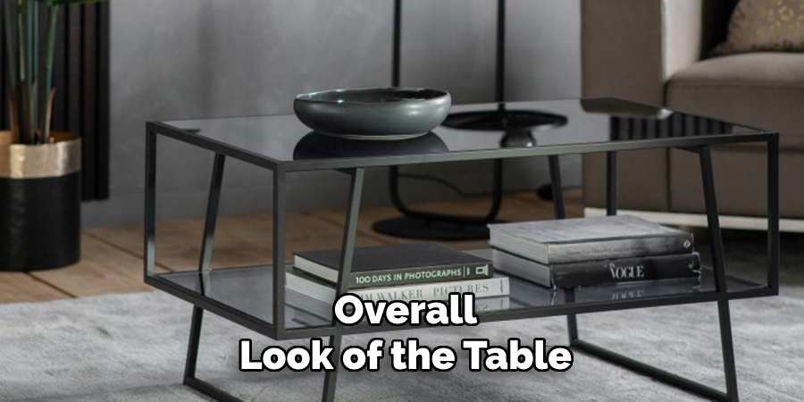 Overall Look of the Table