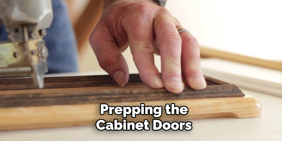 Prepping the Cabinet Doors