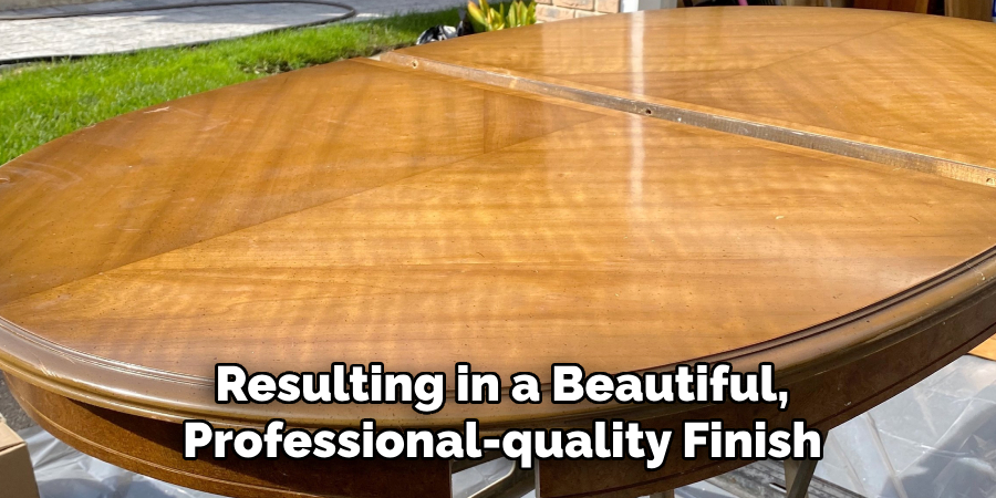 Resulting in a Beautiful, Professional-quality Finish