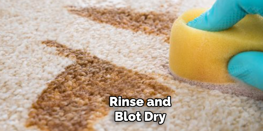 Rinse and Blot Dry