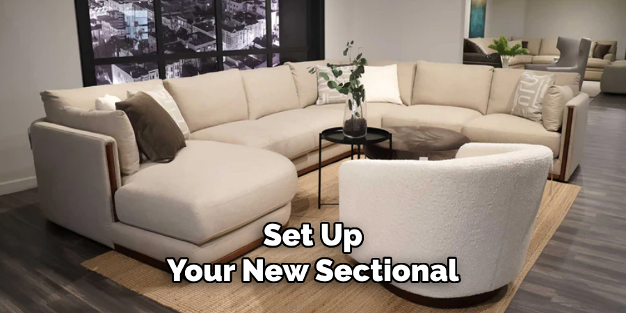 Set Up Your New Sectional