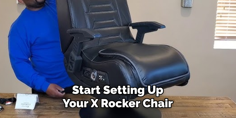 Start Setting Up Your X Rocker Chair